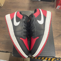 Alternate Bred Toe Jordan 1 Low (GS) (USED)