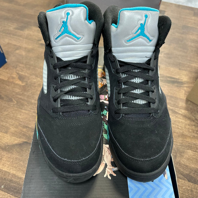 Aqua Jordan 5 Retro (USED, Replacement Box)
