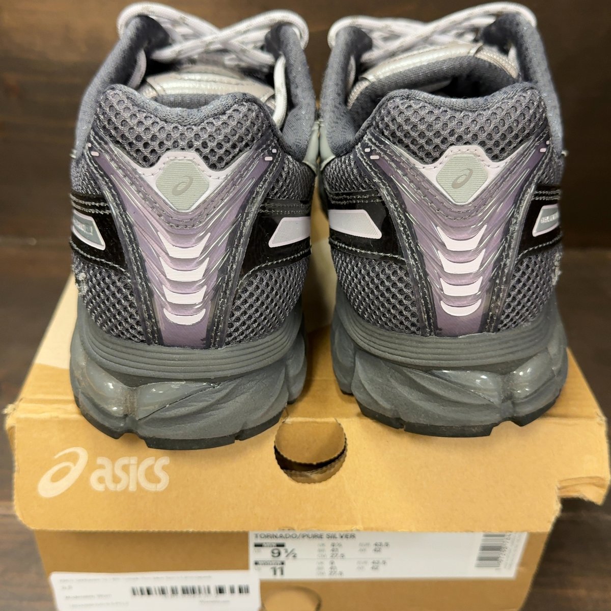 ASICS Gel-Kayano 12.1 Kith Tornado Pure Silver Size 9.5 (Pre-Owned) - aux