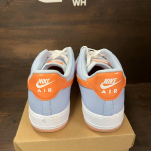 Nike Air Force 1 Low '07 Hydrogen Blue Orange Frost Size 13 (Pre-Owned) - Image 4