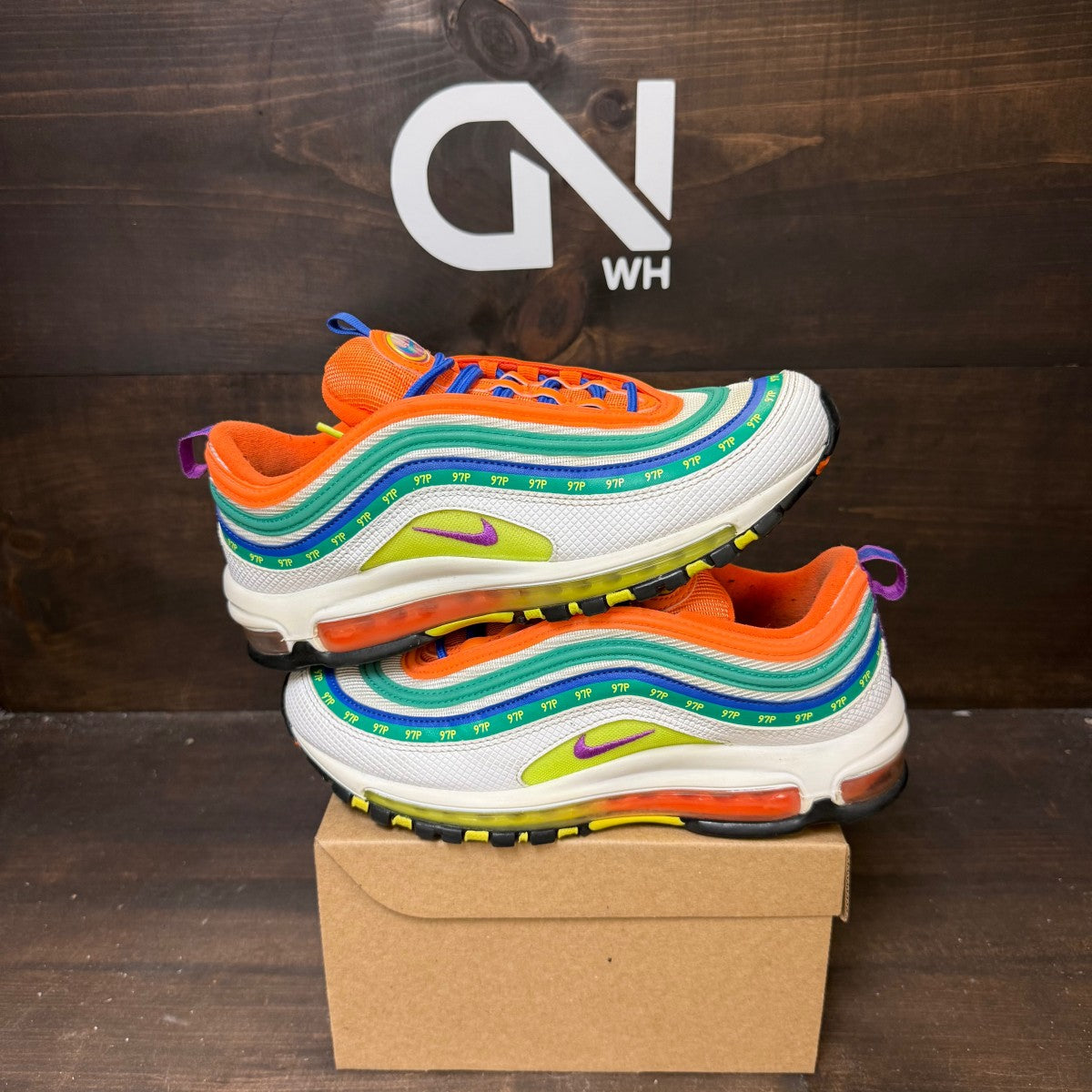Nike Air Max 97 London Summer of Love Size 8 (Pre-Owned) - Image 1