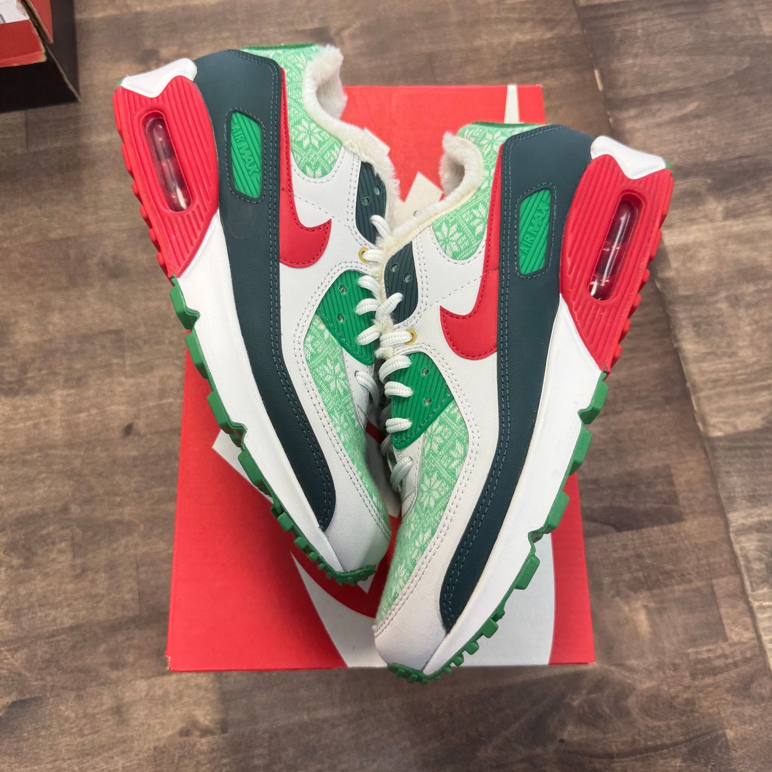 Nike Air Max 90 Nordic Christmas (2020) (US 8.5) (USED)