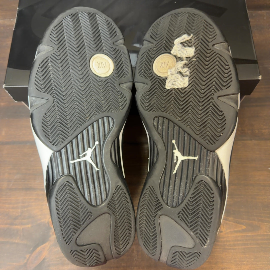 Jordan 14 Retro Black White Size 10.5 (Pre-Owned) - Image 6