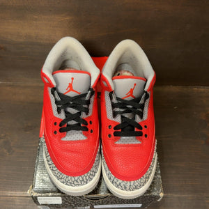 Jordan 3 Retro SE Fire Red (GS) Size 5.5Y (Pre-Owned) - tag