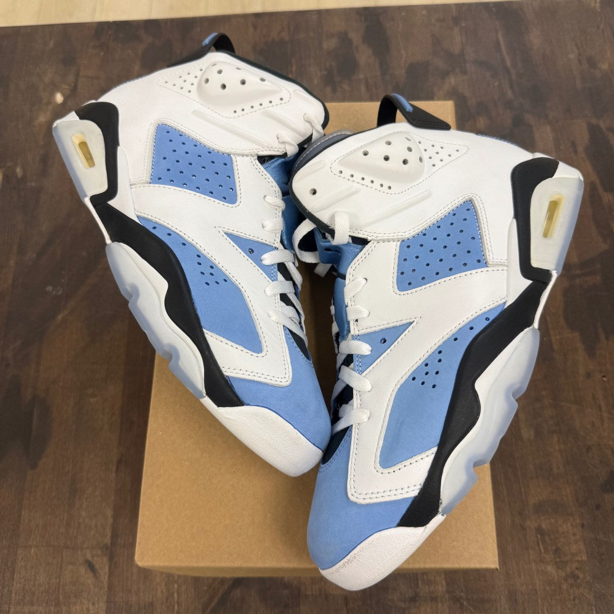 Jordan 6 Retro UNC White Size 10.5 (Pre-Owned) - Image 1
