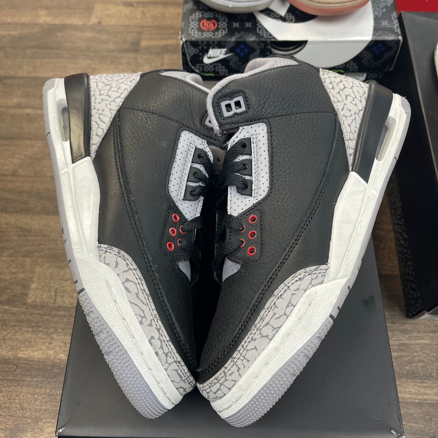 Black Cement Jordan 3 (GS) (USED)