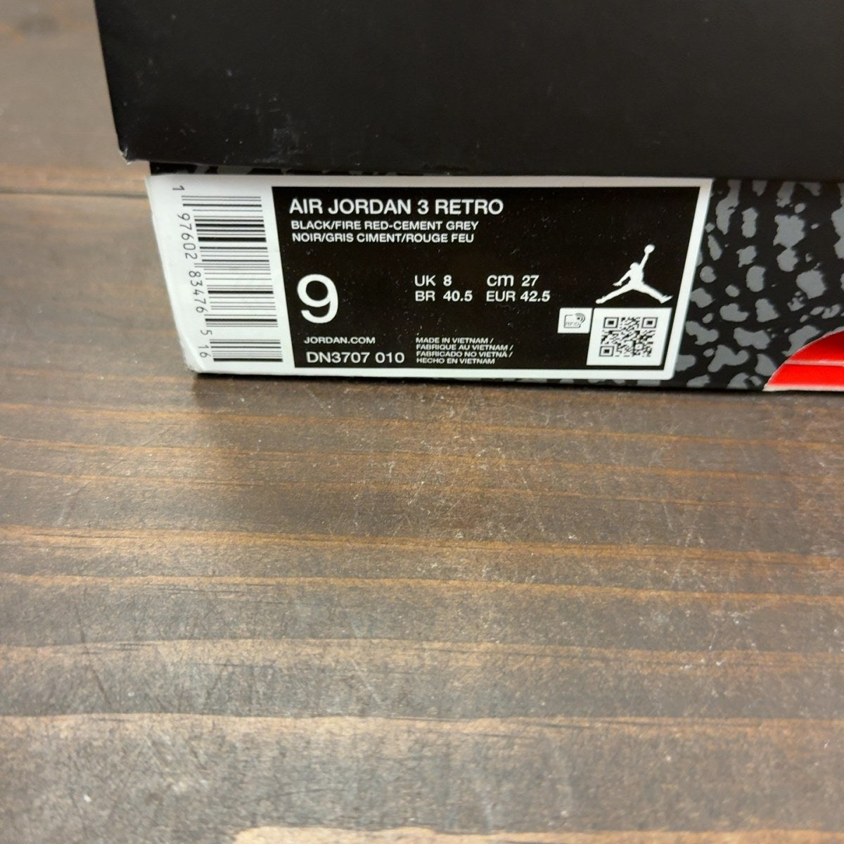 Jordan 3 Retro OG Black Cement (2024) - Image 9