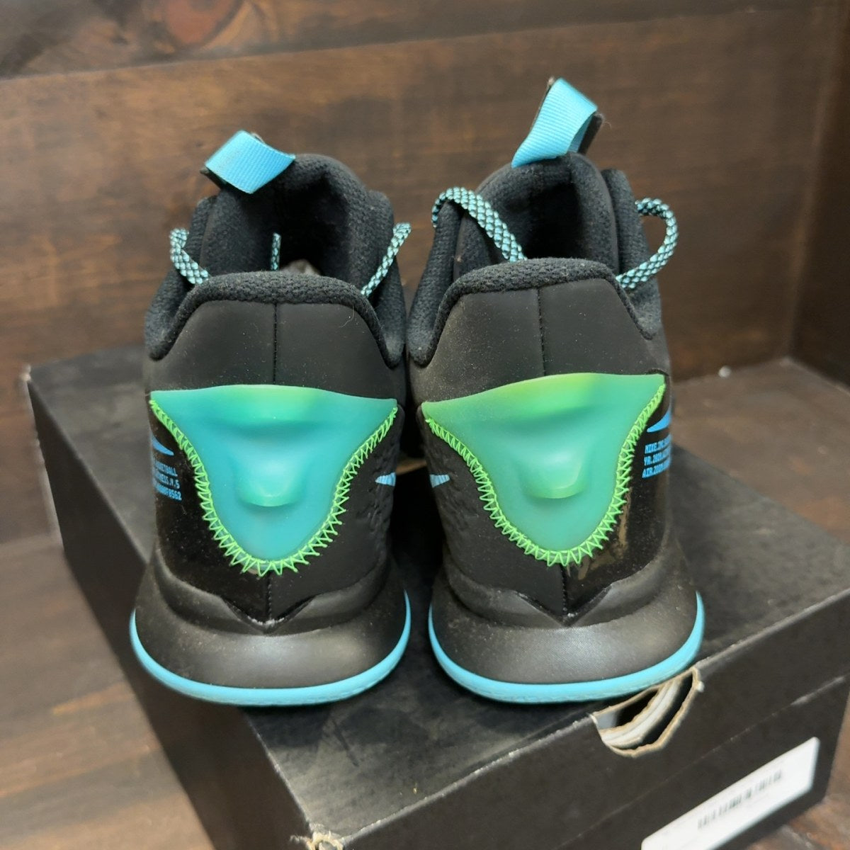 Nike LeBron Witness 5 Black Light Blue Fury - Image 4