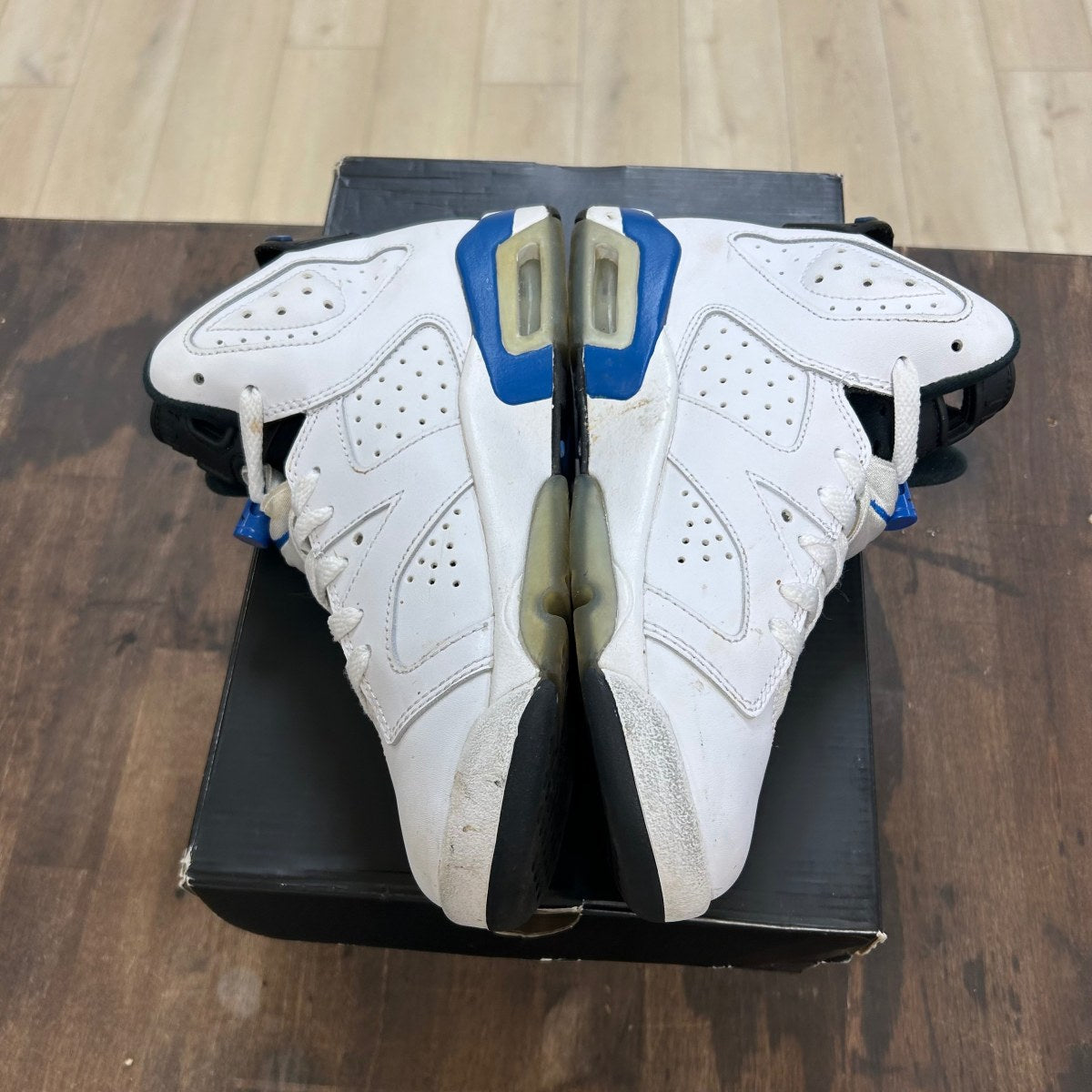 Jordan 6 Retro Sport Blue (2014) (GS) - Image 5