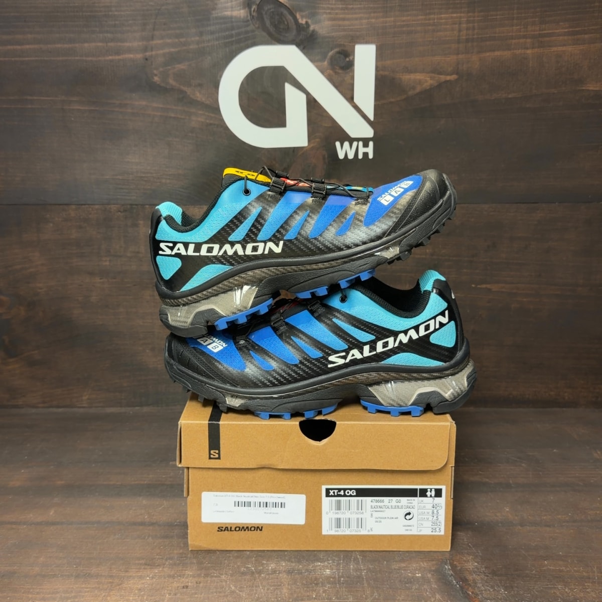 Salomon XT-4 OG Black Nautical Blue - Image 1