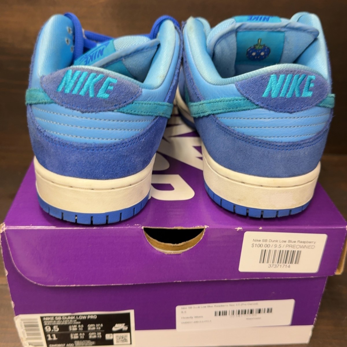 Nike SB Dunk Low Blue Raspberry - Image 5