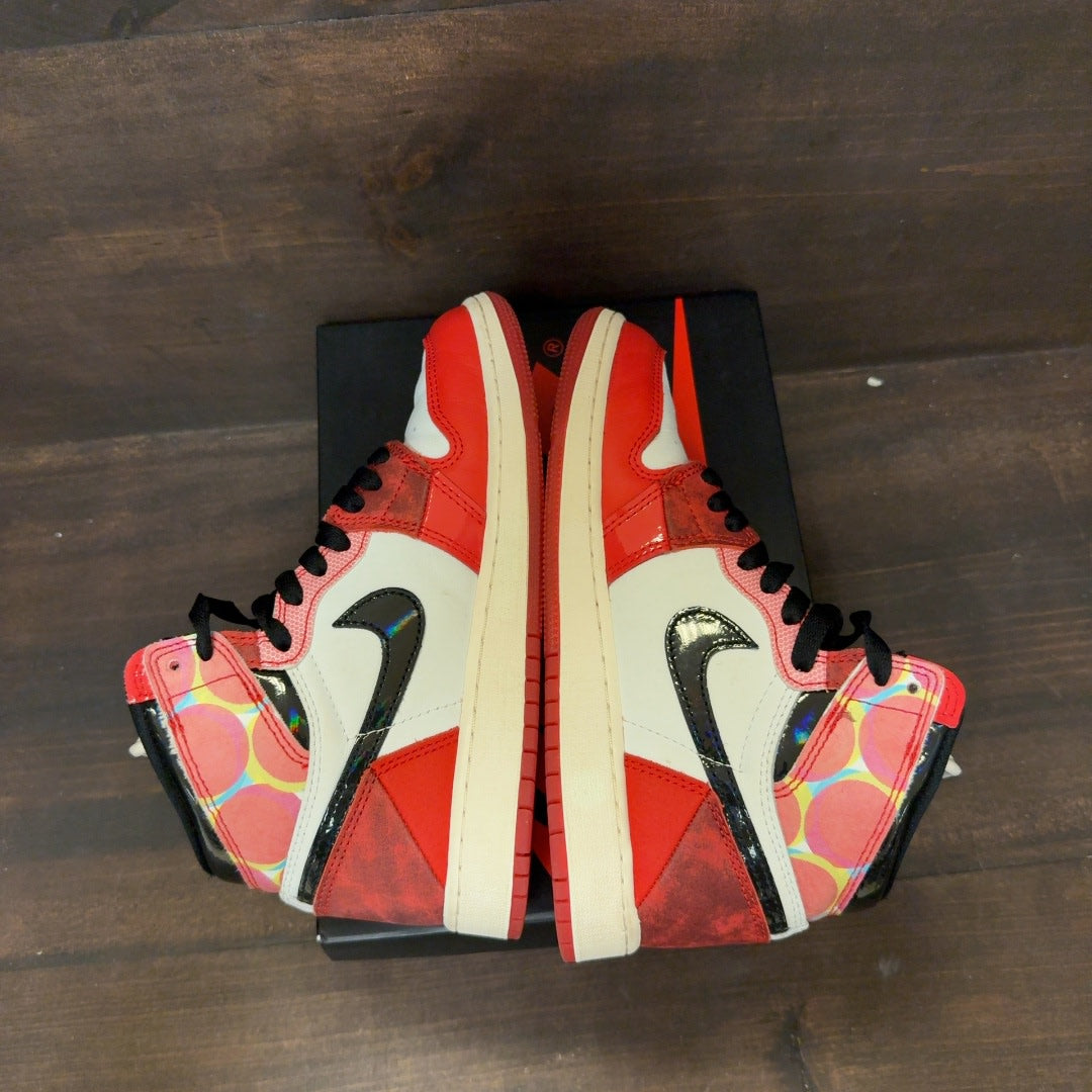 Jordan 1 Retro High OG Spider-Man Across the Spider-Verse (GS) Size 4.5Y (Pre-Owned)
