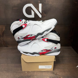 Jordan 8 Retro White True Red (2025) Size 11 - Image 1