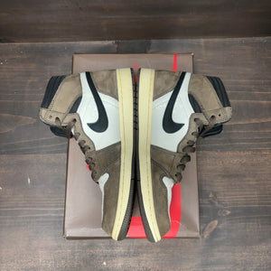 Jordan 1 Retro High OG SP Travis Scott Mocha Size 10 (Pre-Owned)