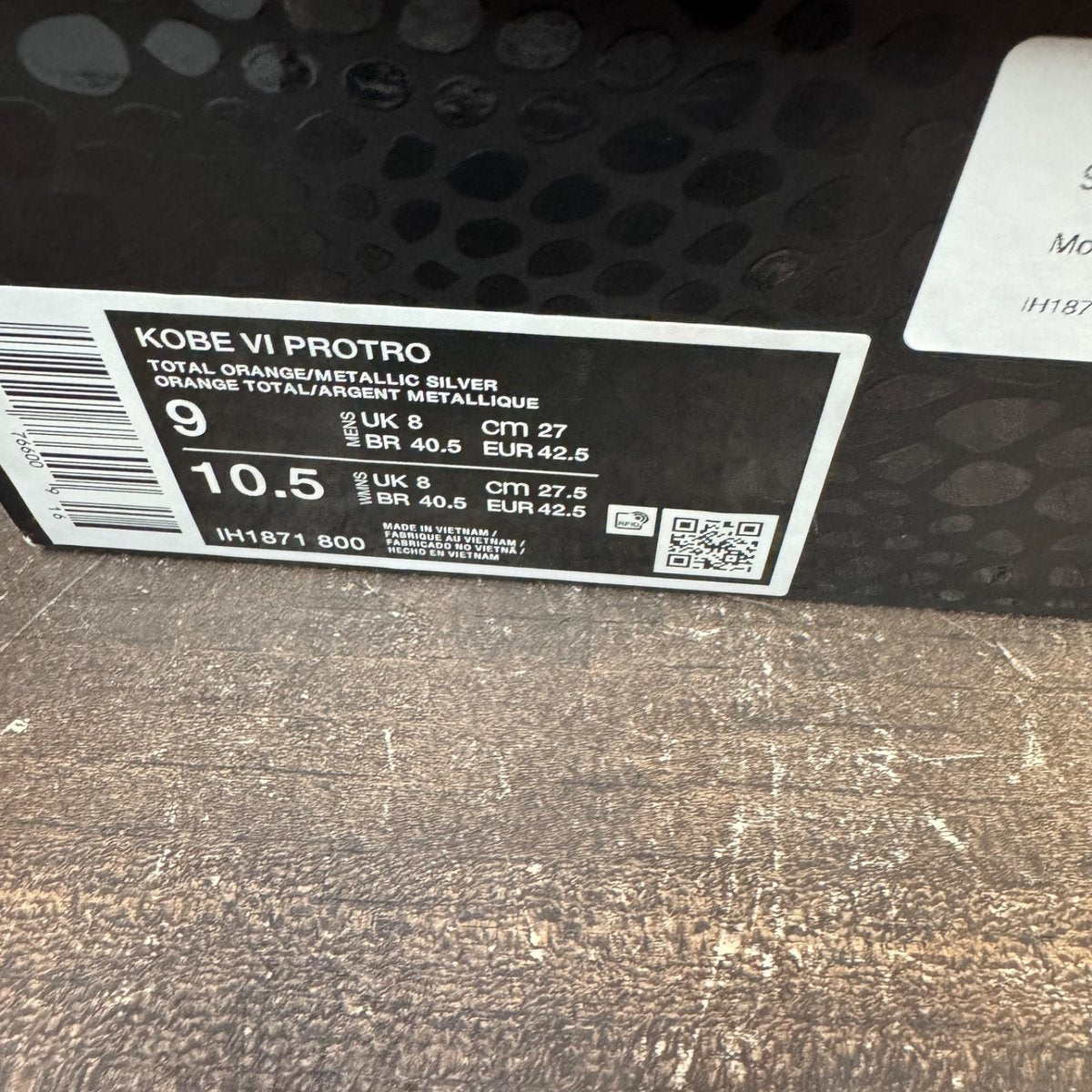 Nike Kobe 6 Protro Total Orange Size 9 (Pre-Owned) - aux