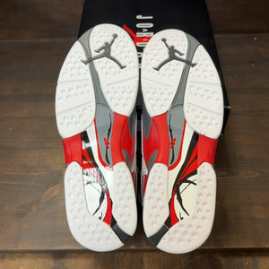 Jordan 8 Retro White True Red (2025) Size 13 (Pre-Owned) - Image 6
