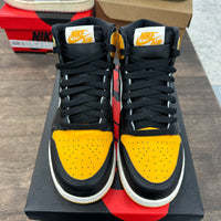 Taxi Yellow Toe Jordan 1 High (GS) (USED)