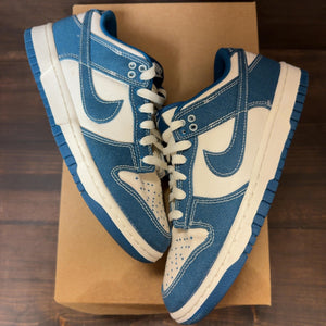 Nike Dunk Low Industrial Blue Sashiko Size 7 (Pre-Owned) - Image 2