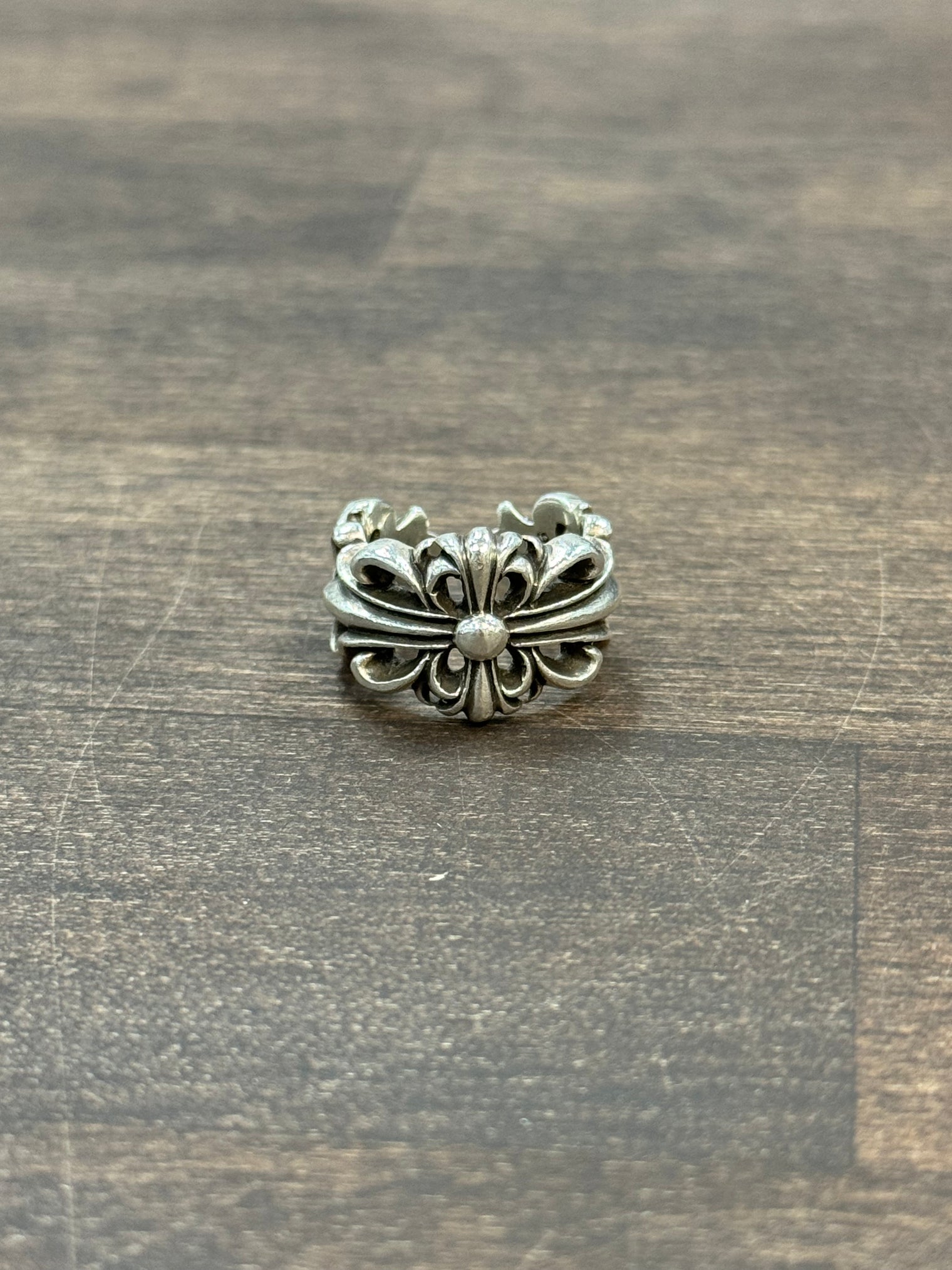 Size 6 | Chrome Hearts Double Floral Ring (USED)