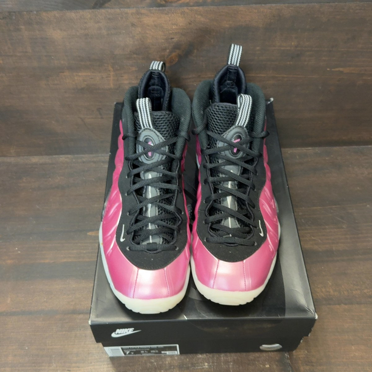 Nike Little Posite One Polarized Pink (GS) Size 7Y (Pre-Owned)