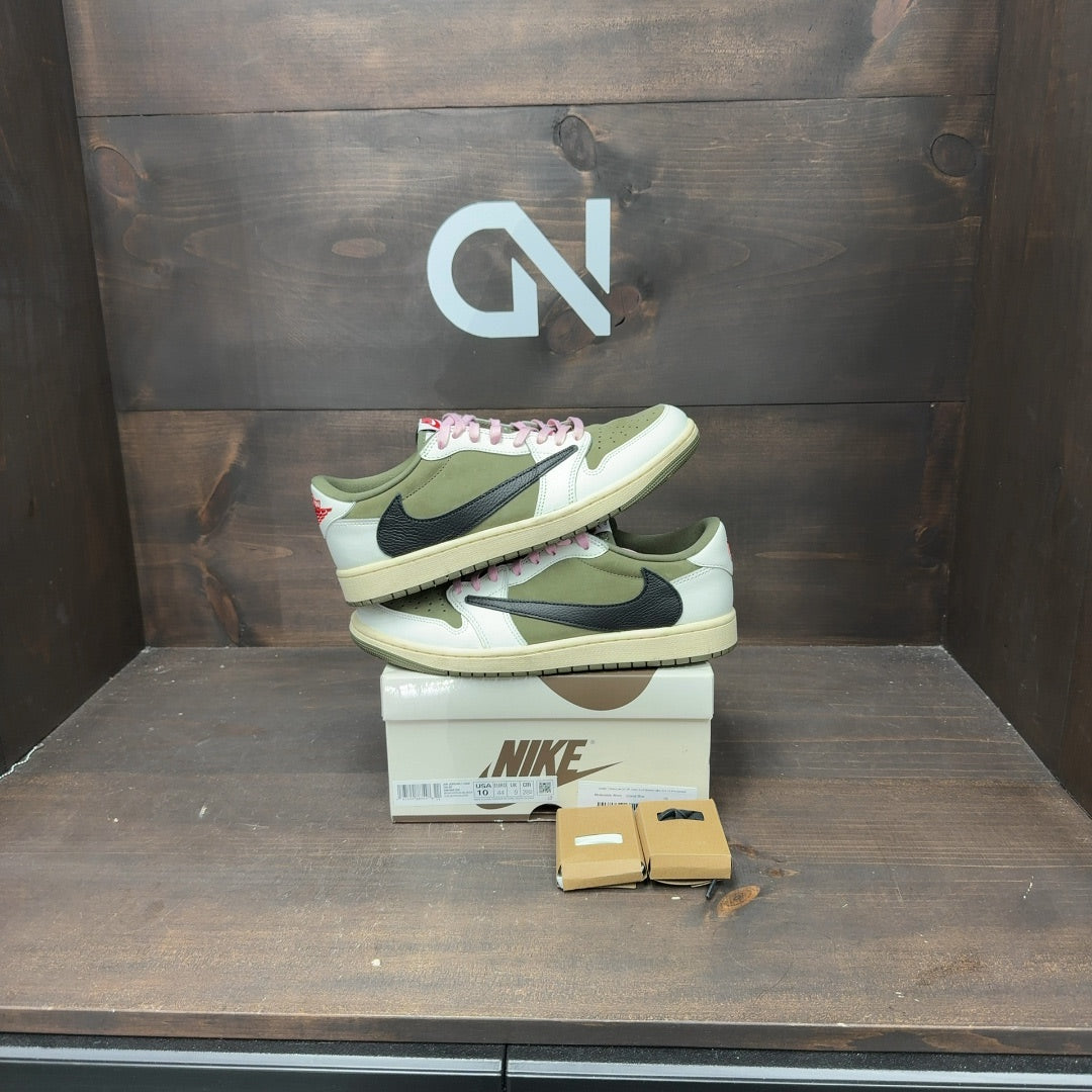 Jordan 1 Retro Low OG SP Travis Scott Medium Olive - Image 1
