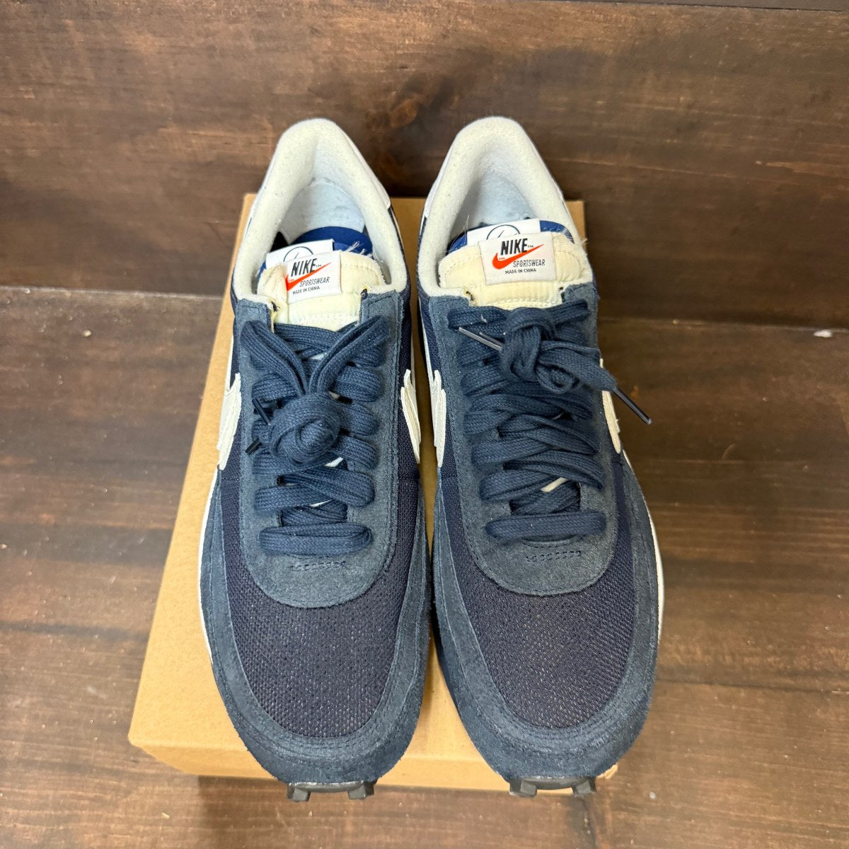 Nike LD Waffle SF sacai Fragment Blue Void Size 12 (Pre-Owned) - Image 2
