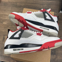 Fire Red Jordan 4 (USED,No Box)
