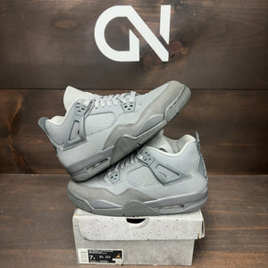 Jordan 4 Retro SE Paris Olympics Wet Cement (GS) - Image 1