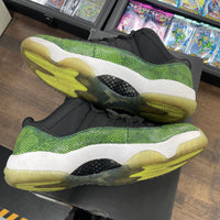 Green Snakeskin Jordan 11 Low (USED)