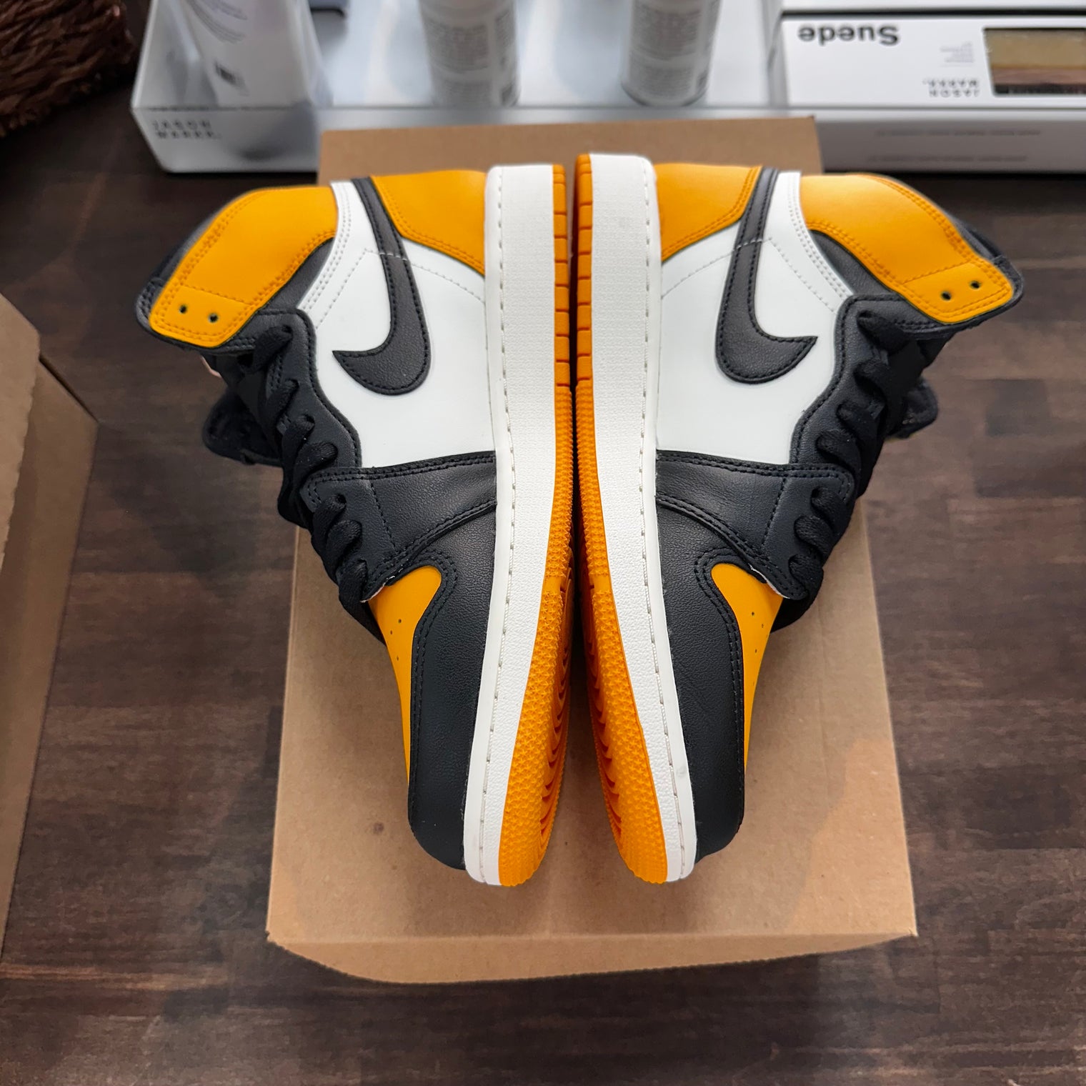 Yellow Toe Taxi Jordan 1 High (USED, No Box)