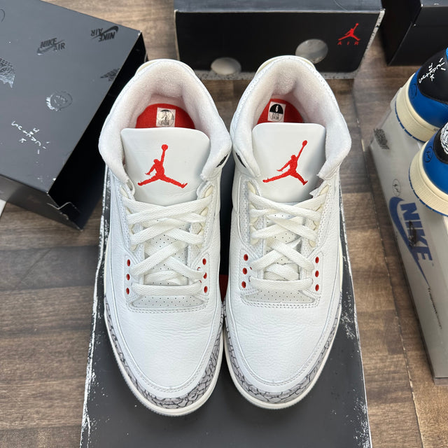 Reimagined White Cement Jordan 3 Retro (Lightly Worn)