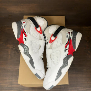 Jordan 8 Retro White True Red (2025) Size 8 (Pre-Owned) - Image 2
