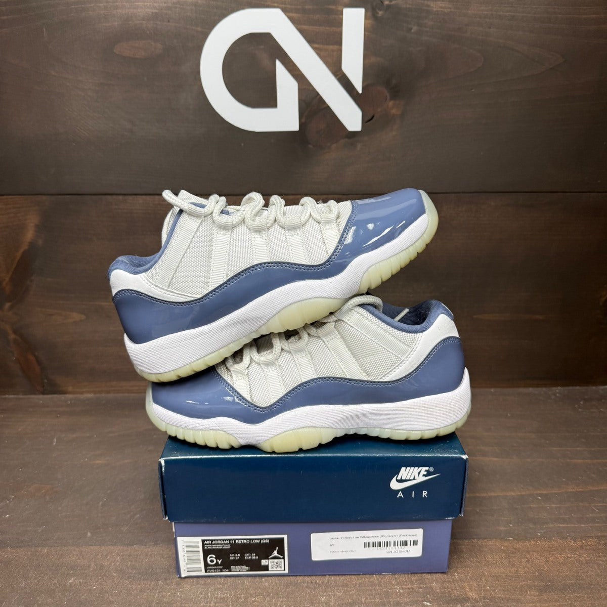Jordan 11 Retro Low Diffused Blue (GS) - Image 1