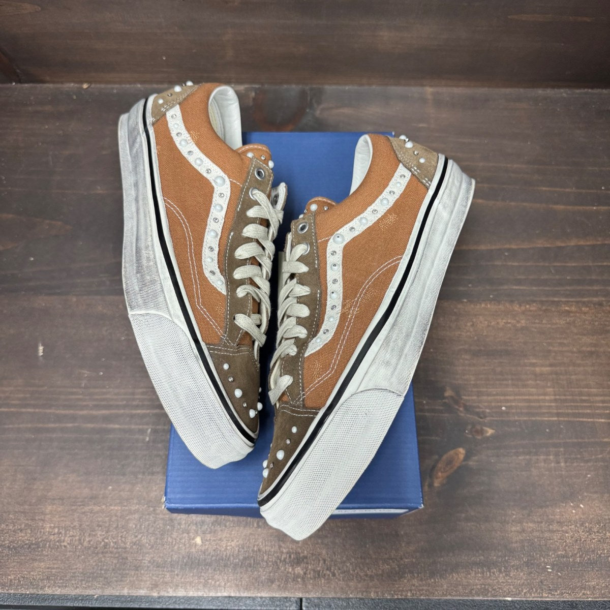 Vans LX Old Skool 36 Pearlized Pack Vintage Cocoa Brown - Image 2