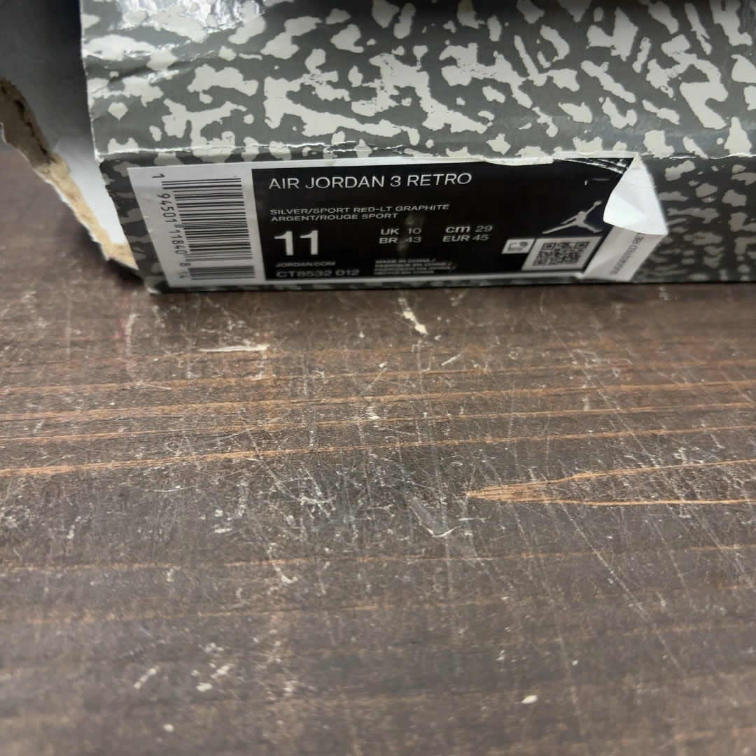 Jordan 3 Retro Cool Grey (2021) - Image 7