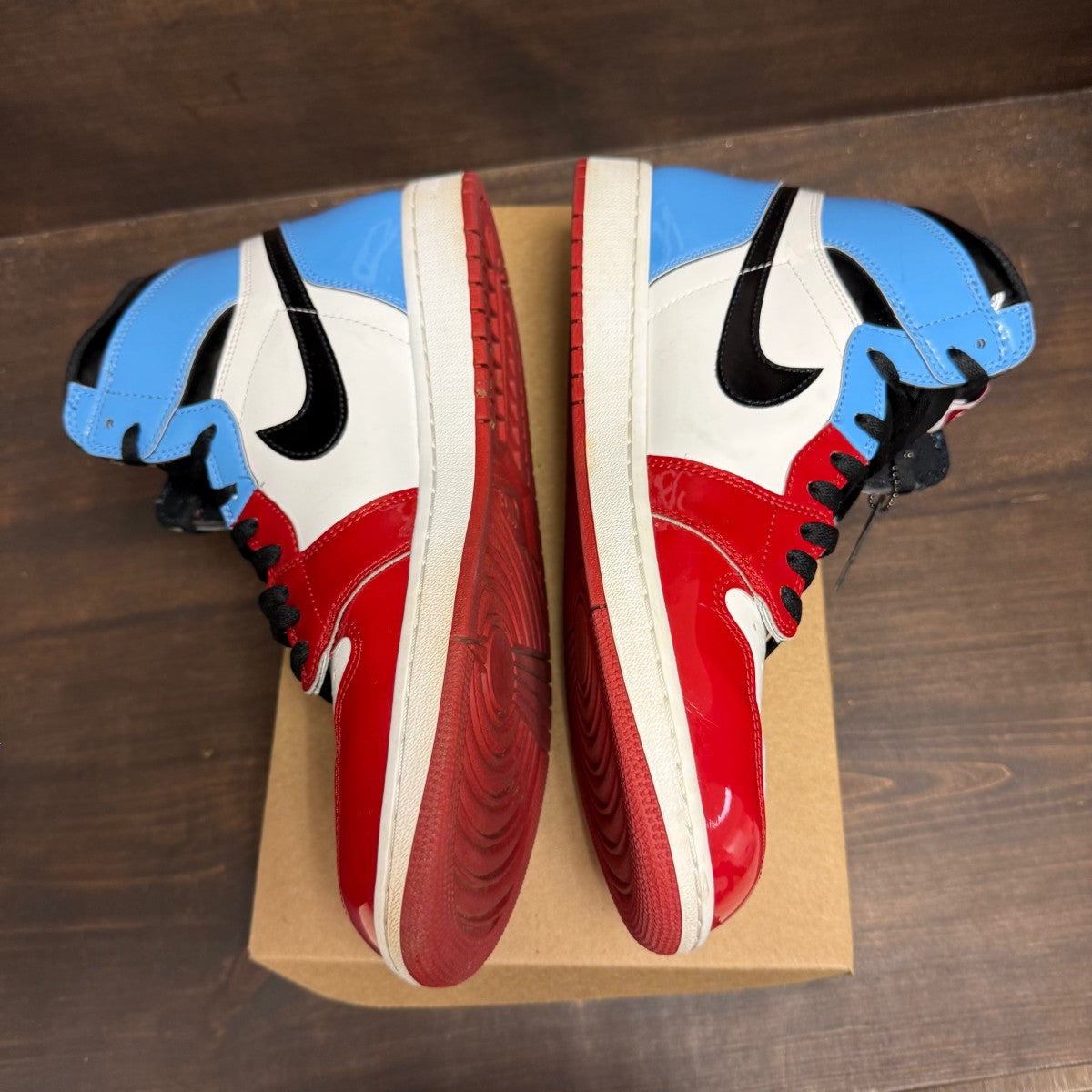 Jordan 1 Retro High Fearless UNC Chicago Size 14 (Pre-Owned) - Image 4