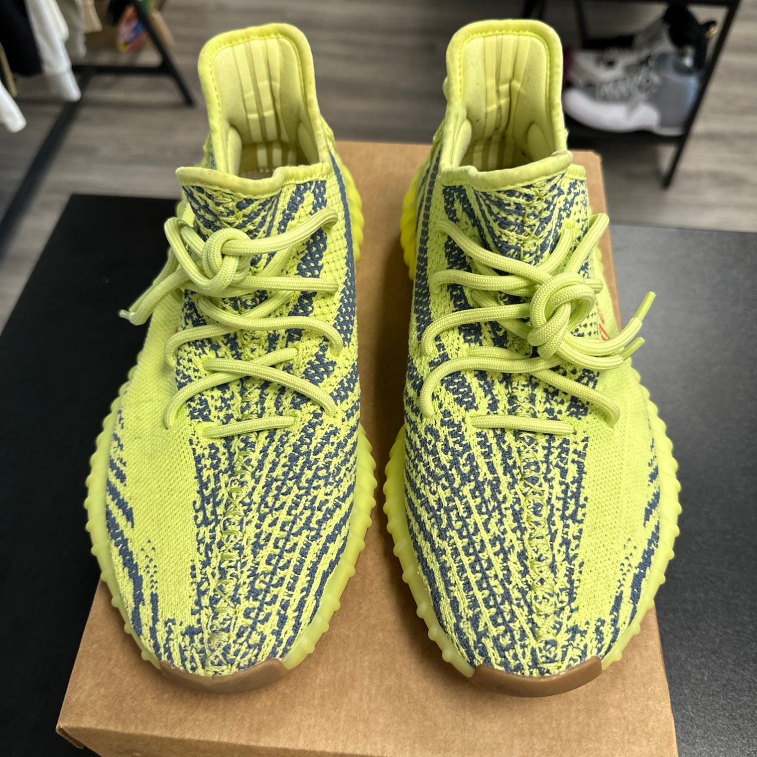 Semi Frozen Yellow Yeezy 350 (USED;NO BOX;NO INSOLE)