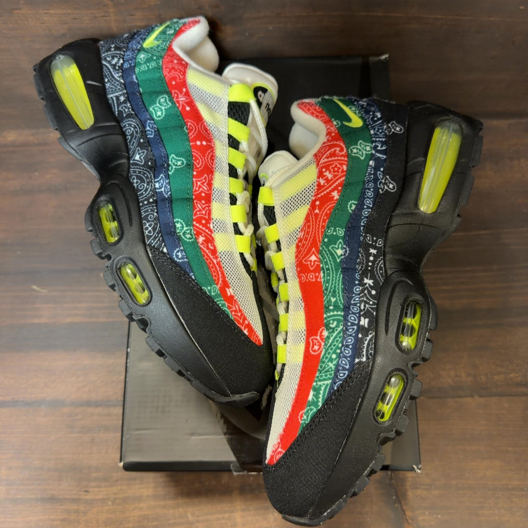 Nike Air Max 95 OG Big Bubble Neon Paisley Bandana - Image 2