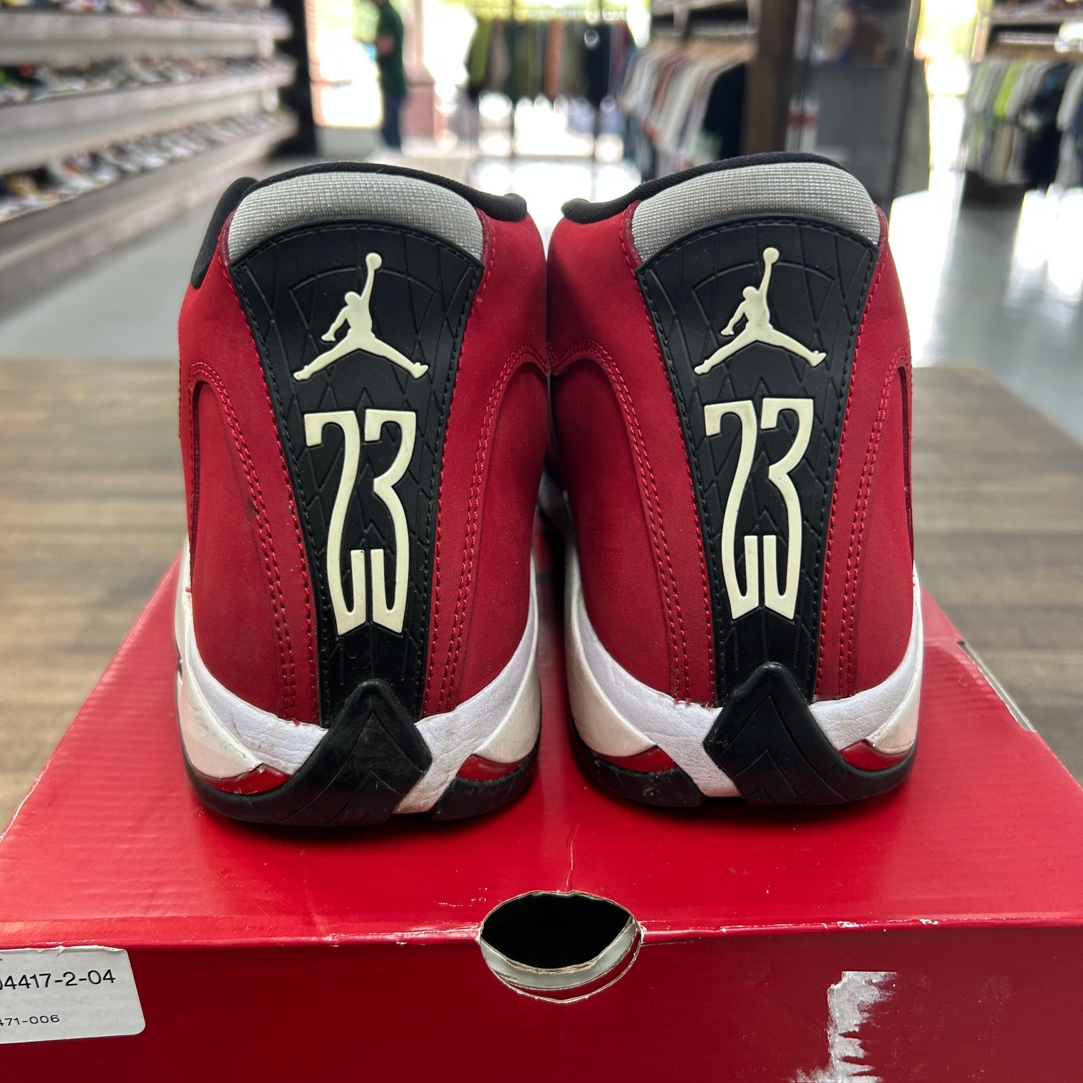 Toro Red Jordan 14 Retro (USED)