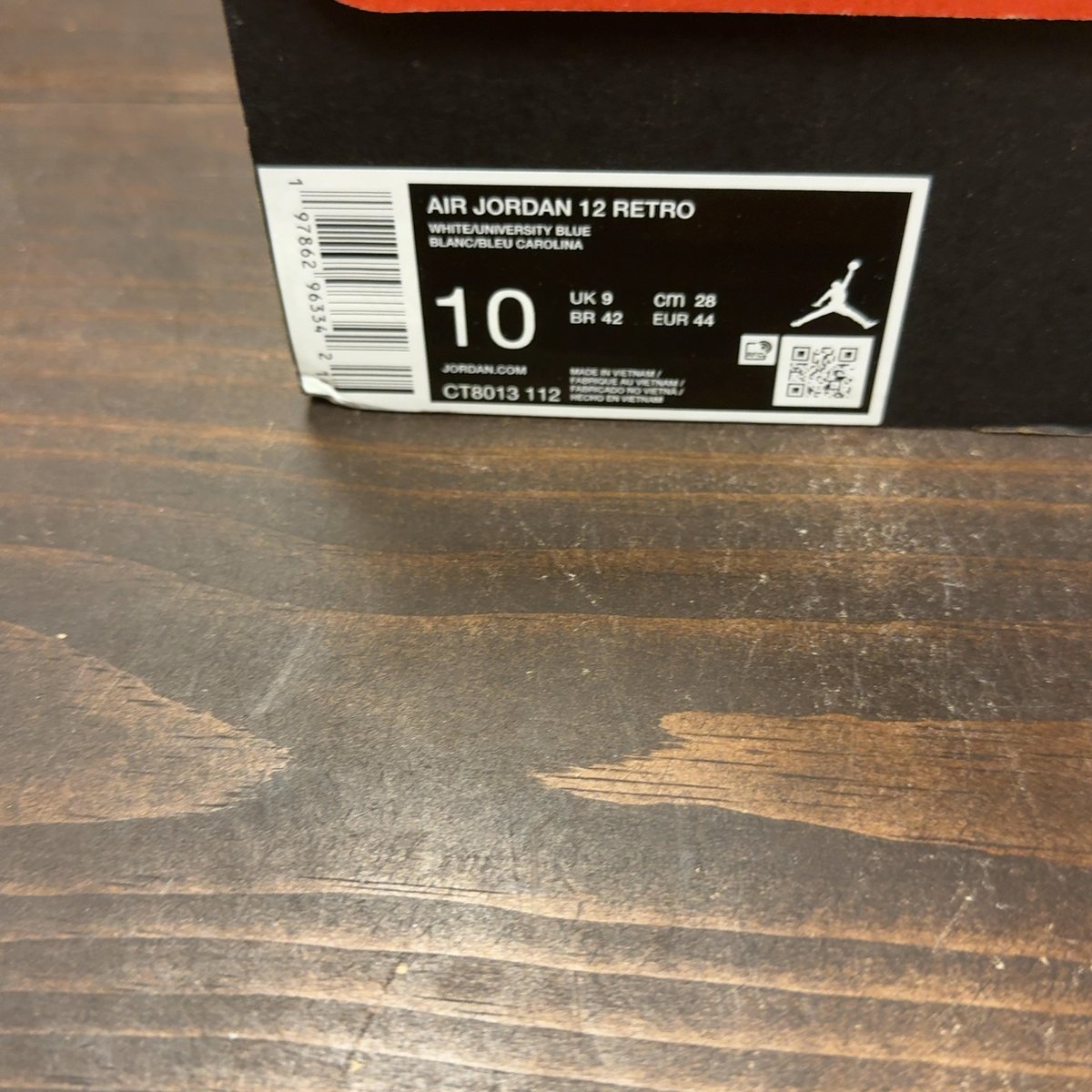 Jordan 12 Retro Melo (2025) Size 10 (Pre-Owned) - aux