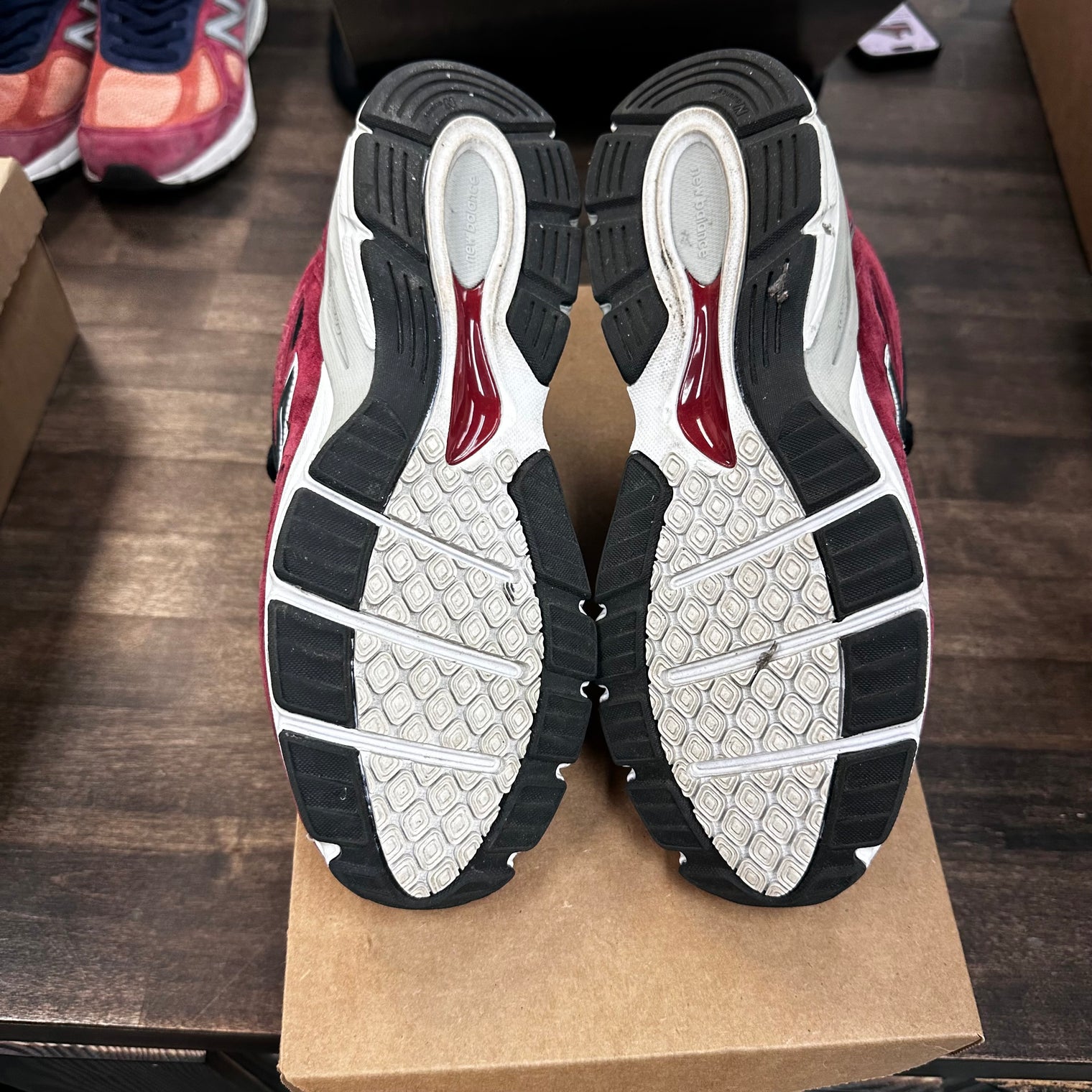 Burgundy New Balance 990v4 (USED, No Box)