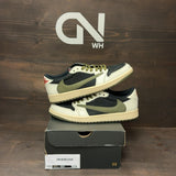 Jordan 1 Retro Low OG SP Travis Scott Olive (Women's) Size 10W (Pre-Owned) - Image 1
