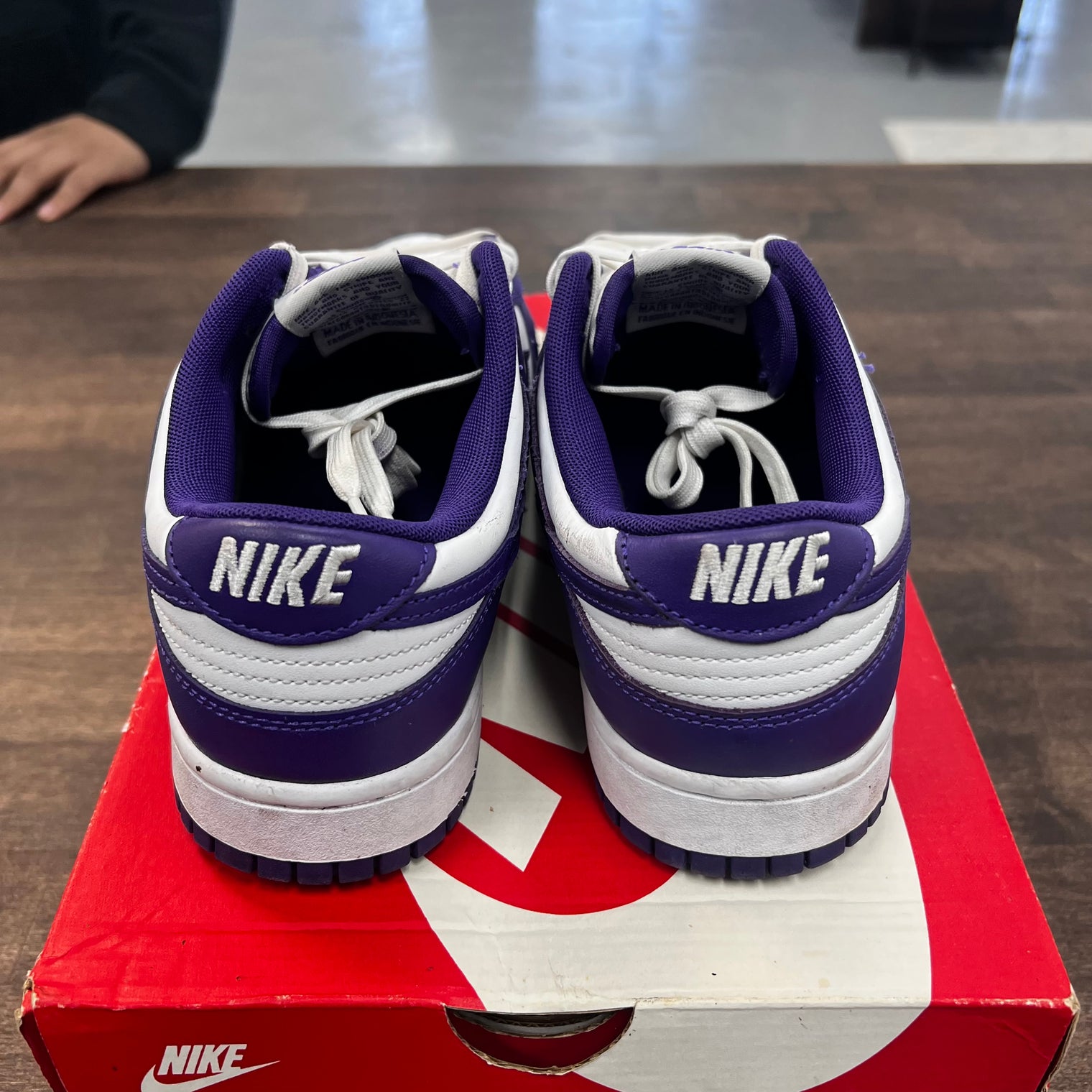Court Purple Dunk Low (USED, No Box)