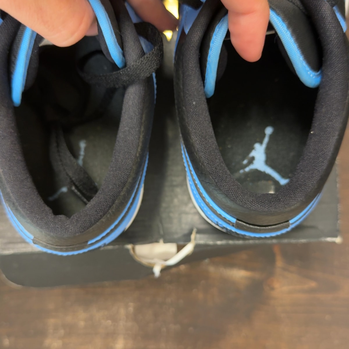 Jordan 1 Low University Blue Black - Image 6