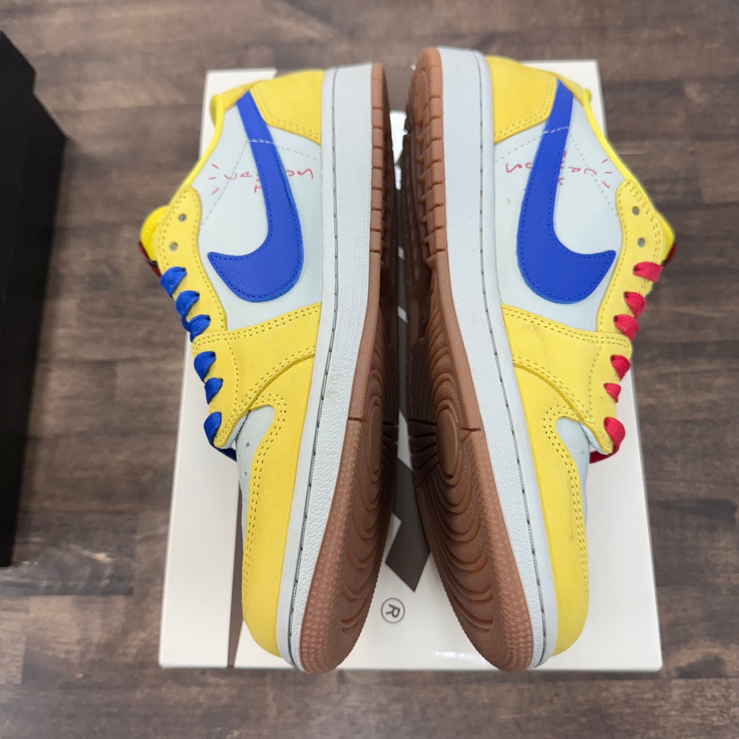 Travis Scott Canary Jordan 1 Low OG (W) (USED)
