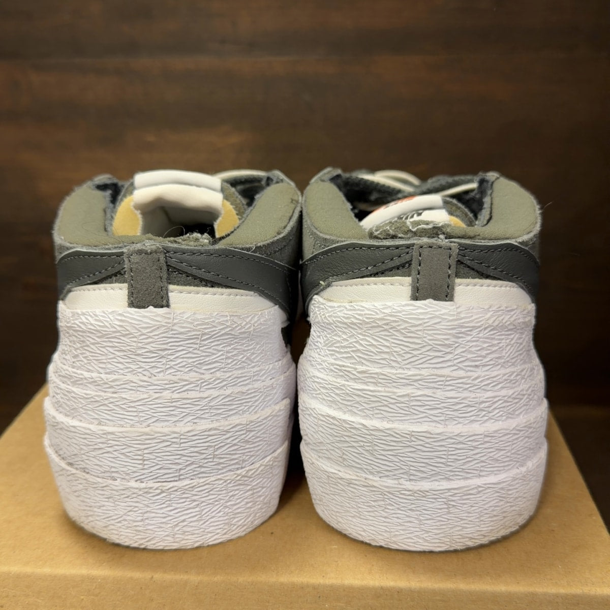 Nike Blazer Low sacai Iron Grey Size 11.5 (Pre-Owned) - Image 4