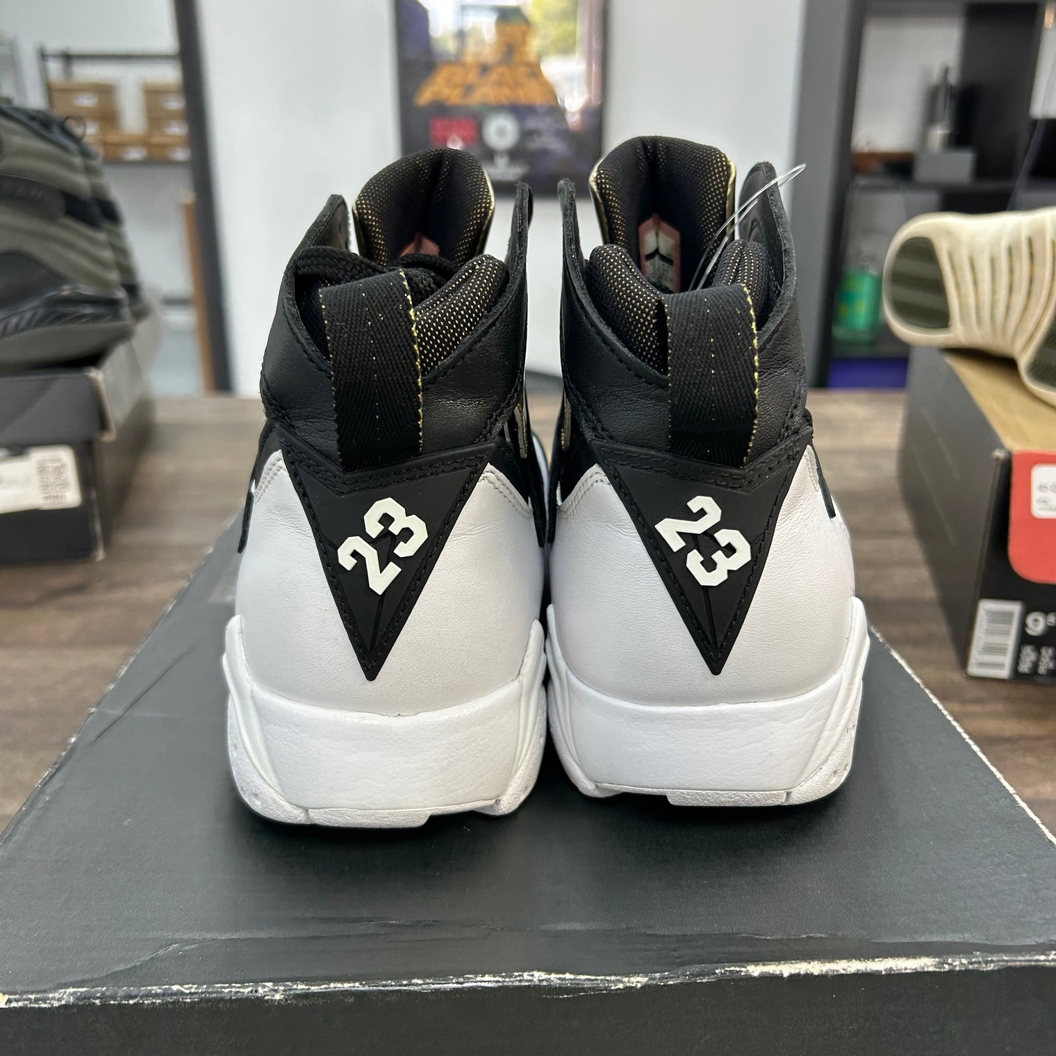 Championship Pack Champagne Jordan 7 Retro (USED,Damaged Box)