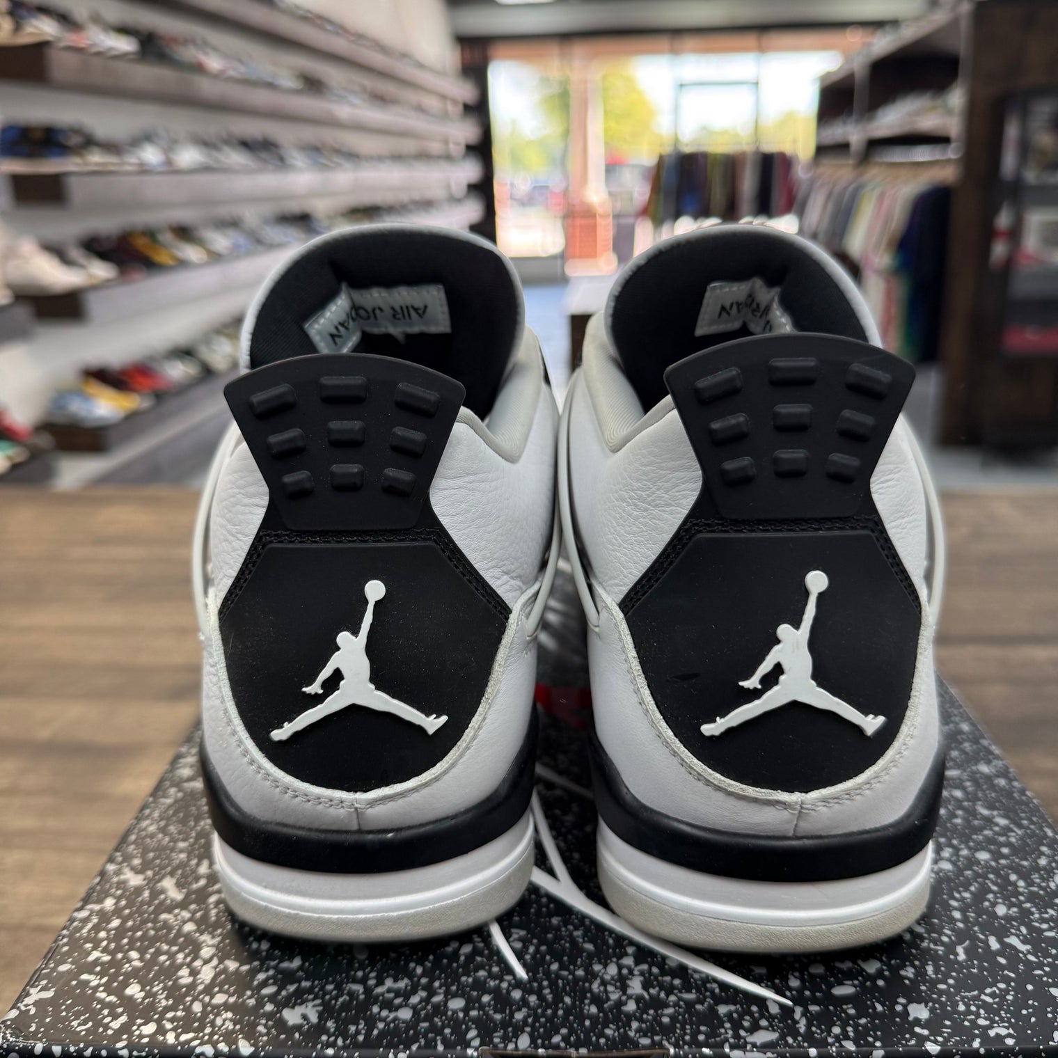 Military Black Jordan 4 Retro (USED)