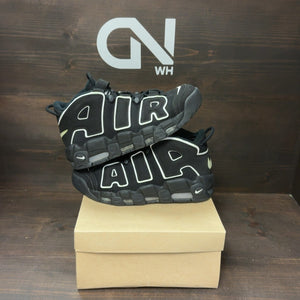 Nike Air More Uptempo Black White Size 9 (Pre-Owned) - Image 1