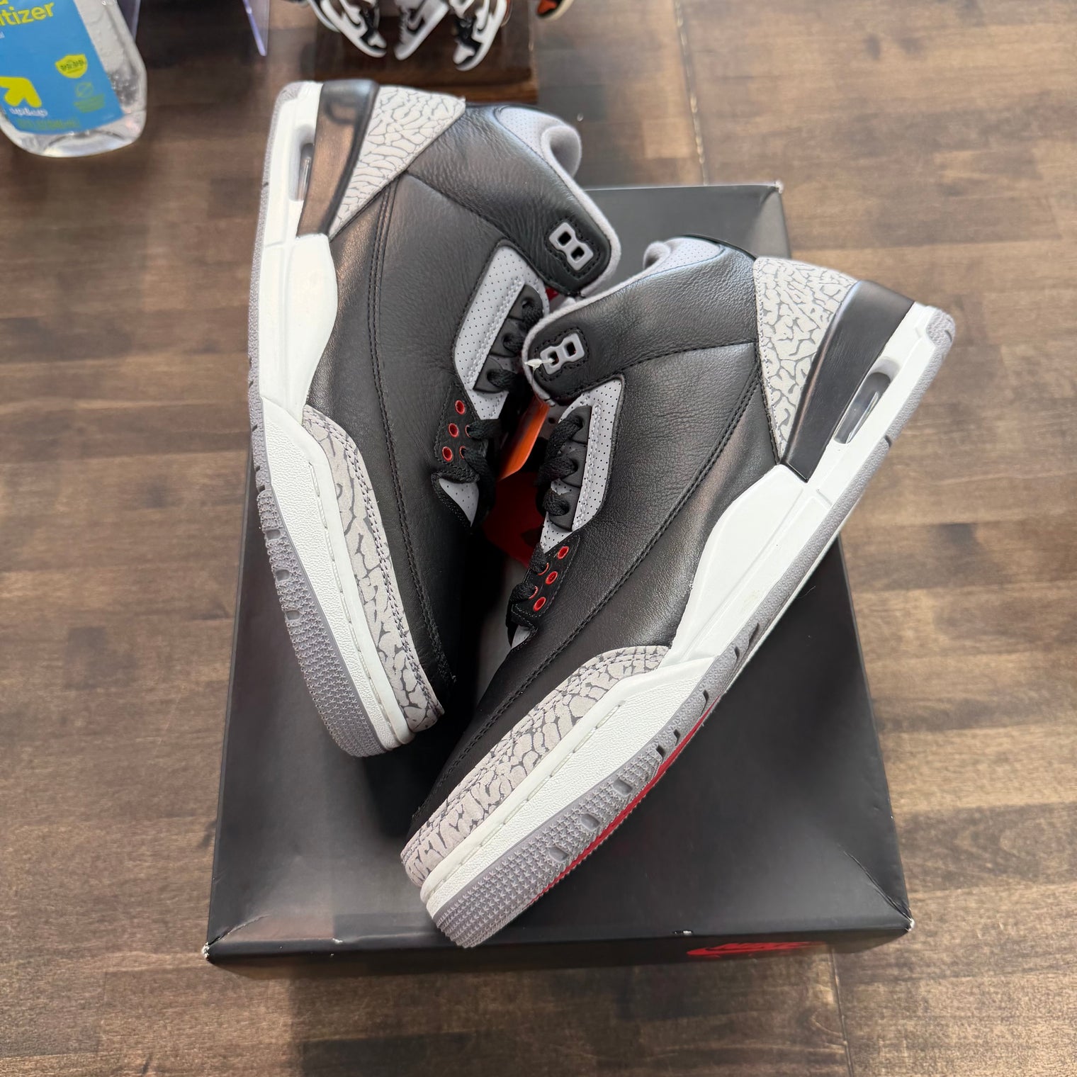 Black Cement Jordan 3 Retro (Lightly Worn)